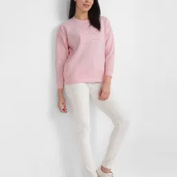 allen solly Men Brand Embossed Regular Fit Sweatshirt image 4