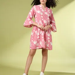 acai Women Floral Print Shift Dress image 4