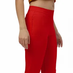 morrio Flat-Front Pants with Insert Pockets image 4