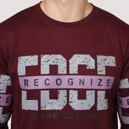 duke Typographic Print Regular Fit Sweatshirt image 4
