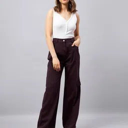 orchid blues High-Rise Flared Jeans image 4