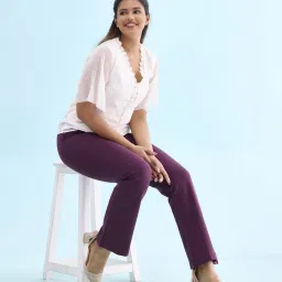 go colors Women Flared Pants image 4