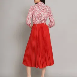 zwerlon x ag Women Printed A-Line Dress image 4