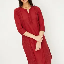 max Women Self-Design Kurta image 4