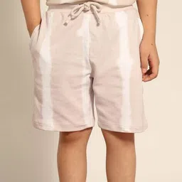 u.s. polo assn. Boys Striped Regular Fit Flat-Front Cotton Bermudas image 4