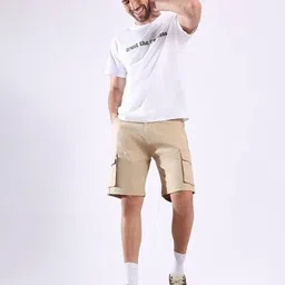 neonomad Men Regular Fit Cargo Shorts image 4