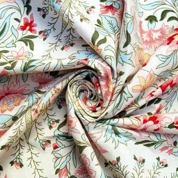 ana Set of 2 Floral Print Window Curtains with Eyelets Header image 4