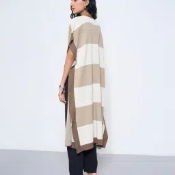 annabelle by pantaloons Women Colourblocked Loose Fit Shrug image 4