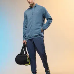 technosport Men Slim Fit Zip-Front Biker Jacket image 4