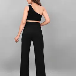 majnu Women Relaxed Fit Mid-Rise Waist Palazzos image 4