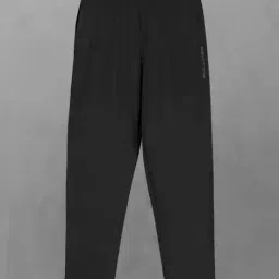 bullmer Men Pack of 2 Straight Track Pants with Elasticated Waist image 4
