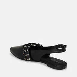 forever glam by pantaloons Women Peep-Toe Slip-On Mules image 4