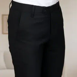 neonomad Men Slim Fit Trousers with Insert Pockets image 4