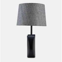 fabindia Wooden Base Lighting Table Lamp with Shade image 4