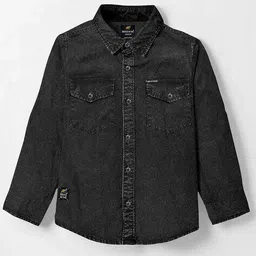 brucewane Boys Regular Fit Shirt with Flap Pockets image 4