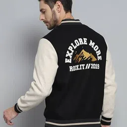 rock it Men Micro Print Sweatshirt image 4