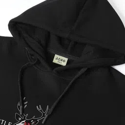 adro Men Graphic Print Regular Fit Hoodie image 4