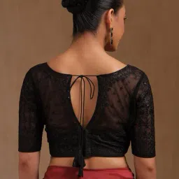 soch Women Embroidered Back Open Blouse  image 4
