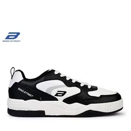 bond street Men Round-Toe Sneakers with Lace Fastenings image 4