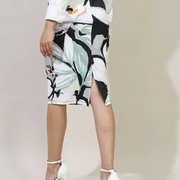 tokyo talkies Women Graphic Print Straight Skirt image 4