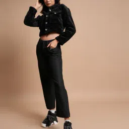 tokyo talkies Women Regular Fit Jacket with Button-Closure image 4