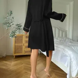 marquisa Women Top & Pants with Robe Set image 4