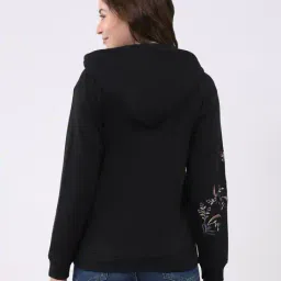 monte carlo Women Regular Fit Embroidery Sweatshirt image 4