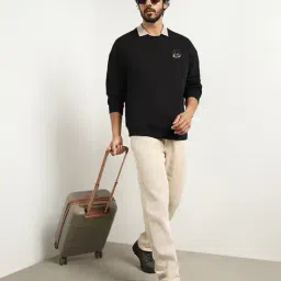 nobero Men Graphic Print Oversized Sweatshirt image 4