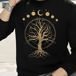 buda jeans co Men Graphic Regular Fit Round-Neck Sweatshirt image 4