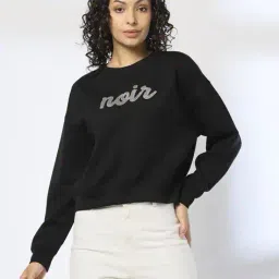 rio Women Typoraphic Print Regular Fit Swetshirt image 4