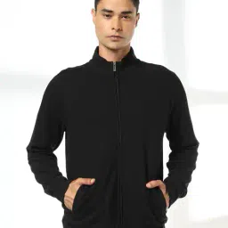 netplay Men Regular Fit Zip-Front Sweatshirt image 4