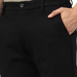 netplay Men Knitted Mid-Rise Regular Fit Chinos image 4