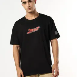 buda jeans co Men Graphic Print Relaxed Fit Crew-Neck T-Shirt image 4