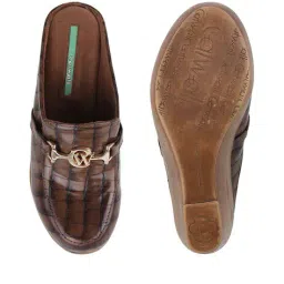 catwalk Women Reptilian Pattern Wedges with Metal Accent image 4