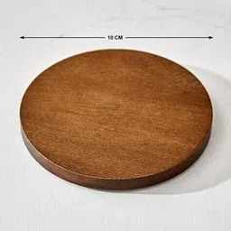 home centre Marion Set of 4 Acacia Wood Coasters with Holder image 4