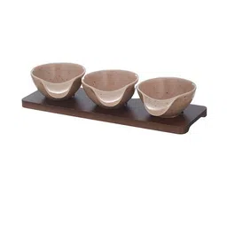 trovea's 3 Wooden Soup Bowl image 4