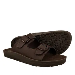 puntoblu Men Round Toe Flip-Flop with Velcro Straps image 4