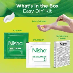 nisha Long-Lasting Creme Coverage Permanent Hair Color image 4