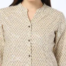 fusion Women Floral Print Relaxed Fit Tunic image 4