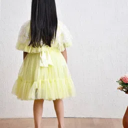 bella moda Girls Fit & Flare Dress image 4