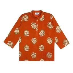 superminis Floral Print Kurta Pyjama Set image 4