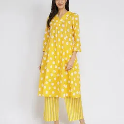 pink fort Women Printed Pant-Suit Set image 4