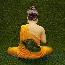 gg god gift enterprises Elegant Meditating Buddha Showpiece image 4