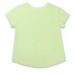 u.s. polo assn. Girls Typographic Print Relaxed Fit Round-Neck T-Shirt image 4