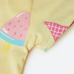 max Girls Cotton Printed T-shirt image 4