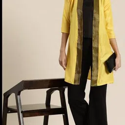 qurvii Women Embroidered Shrug with Bracelet Sleeves image 4