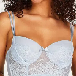 hunkemoller Catrin Padded Longline Underwired Bra image 4