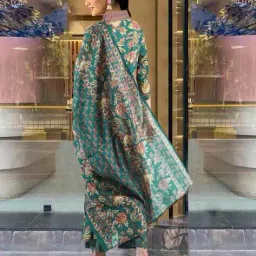 nyrika Women Floral Anarkali Kurta Set image 4