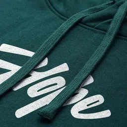 lasmo Men Typographic Print Regular Fit Hoodie image 4