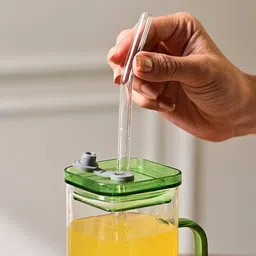 market 99 Square Mason Glass Drinking Mug  image 4